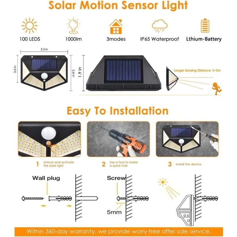 Outdoor Solar Powered Wall Lig - đánh giá và giá Home Security Flood Lights
