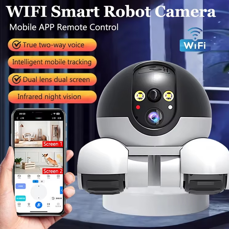 128GB WIFI Robot Camera Dual L - đánh giá và giá Home Security Robot