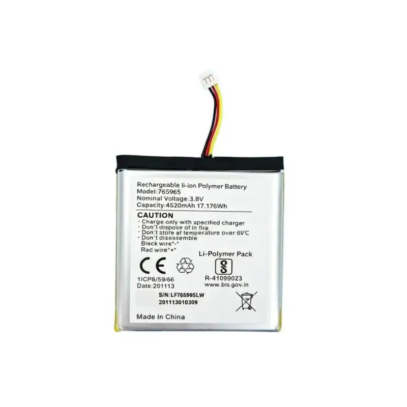 765965 4520mAh Li-Polymer Repl - đánh giá và giá Home Security Battery Replacement