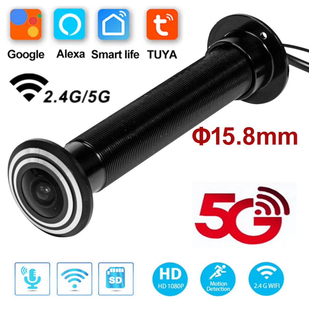 Camera mắt thần cửa Wifi Tuya  - đánh giá và giá Home Security Front Door Camera